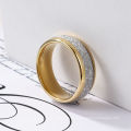 Amazon Hot Sale 8 mm de alambre plateado anillos de acero de acero Gold Personalidad Anillo de tungsteno